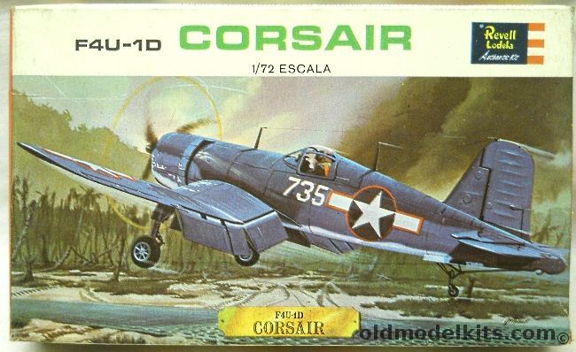 Revell 1/72 F4U-1D Corsair, H625 plastic model kit